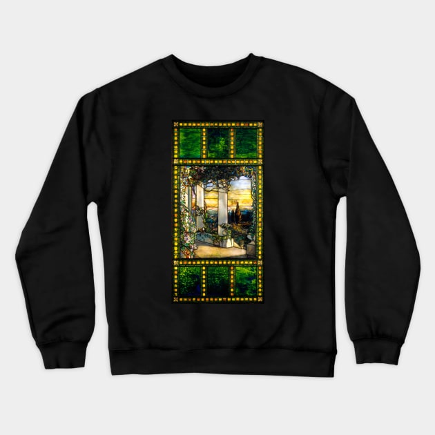 Tiffany Hinds House Window Crewneck Sweatshirt by LaughingCoyote